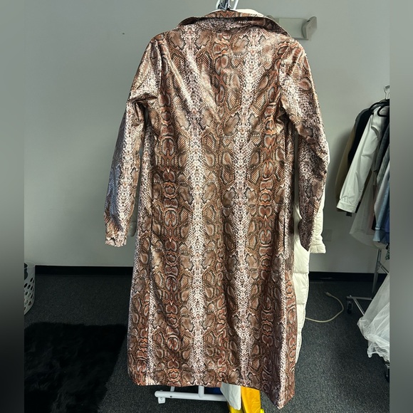 I.AM.GIA brown snakeskin jacket and pants set - Picture 3 of 5